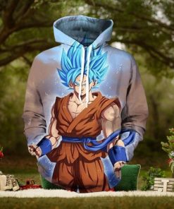 Dragon Ball Z Ssj Goku 3D Printed Hoodie Ver 1