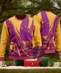 Dragon Ball Z Vibrant Beerus Art Ugly Xmas Sweater