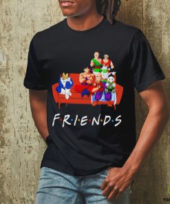 Dragon Ball characters on sofa Friends Anime hoodie, sweater, longsleeve, shirt v-neck, t-shirt