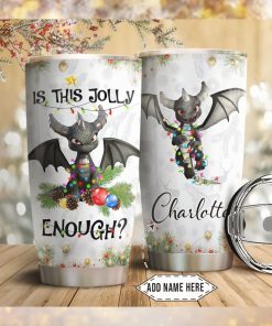 Dragon Christmas Personalized Tumbler