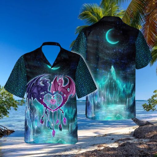 Dragon Couple Hawaiian Shirt