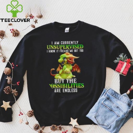 Dragon I am currently Unsupervised I know it freaks me out too T shirt