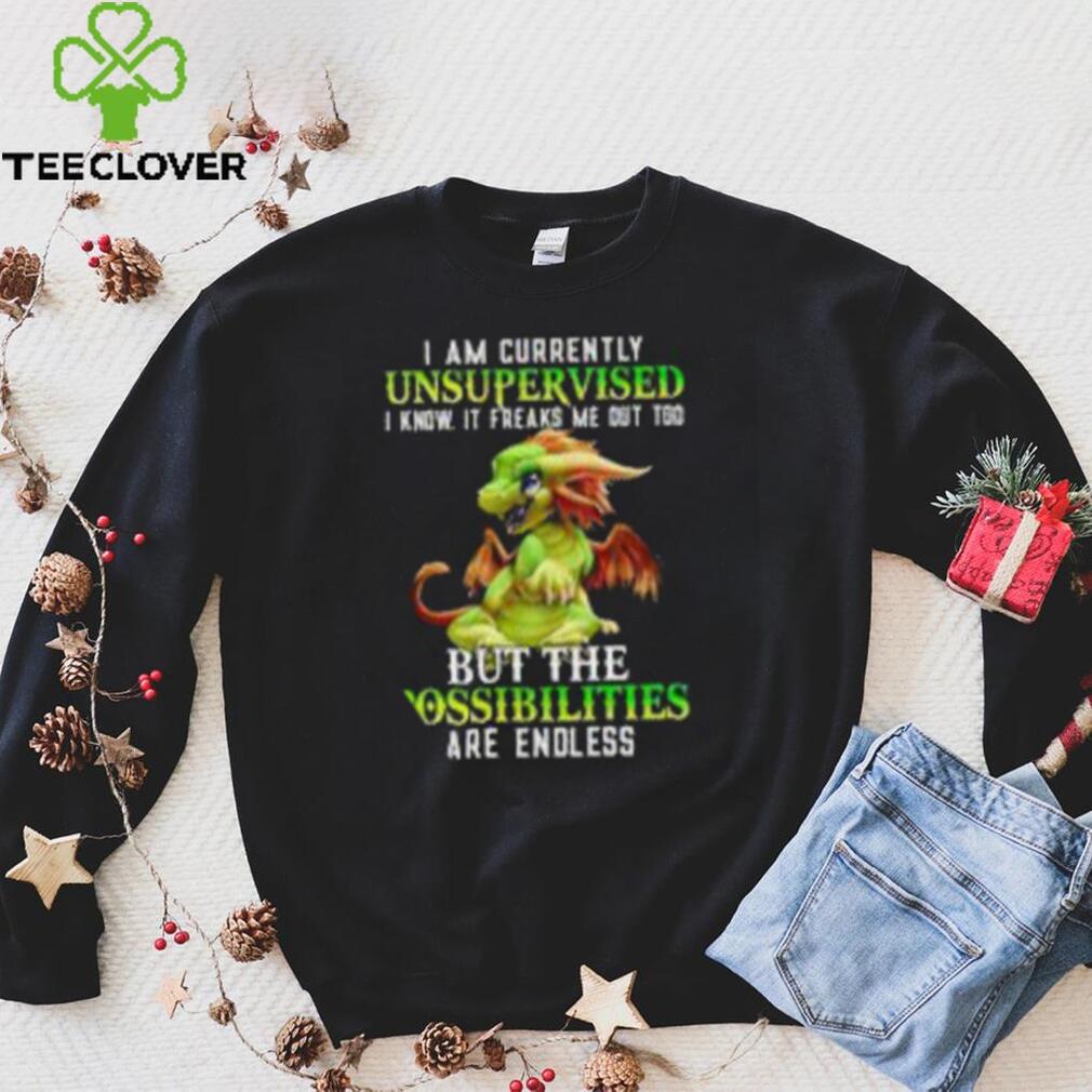 Dragon I am currently Unsupervised I know it freaks me out too T shirt Dragon I am currently Unsupervised I know it freaks me out too T shirt