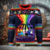 I Hate People Bear Beer Brown Ugly Sweater For Christmas