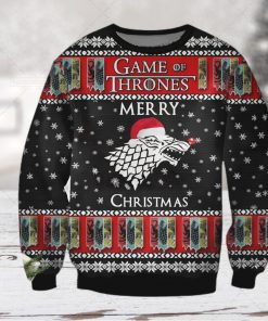 Dragon Merry Christmas Game Of Thrones Snowflake Ugly Christmas Sweater 3D Shirt