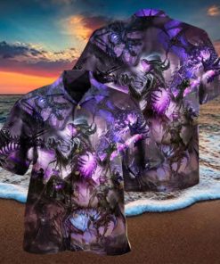 Dragon Skull Hawaiian Shirt For Men Women