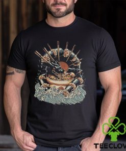 Dragon Sushi Ramen Ocean Black T Shirt