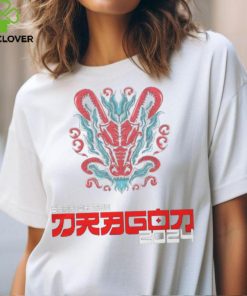 Dragon Year 2024 Power Unleashed Mens Black Graphic T Shirt