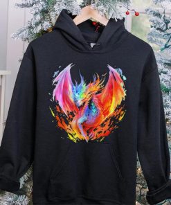 Dragon watercolor art shirt