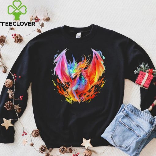 Dragon watercolor art hoodie, sweater, longsleeve, shirt v-neck, t-shirt