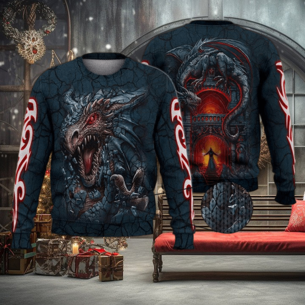 Dragon’S Lair 3D Full Print Ugly Sweater Christmas Gift Sweater Dragon’S Lair 3D Full Print Ugly Sweater Christmas Gift Sweater