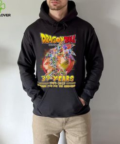 Dragonball 39 years 1984 2023 thank you for the memories shirt