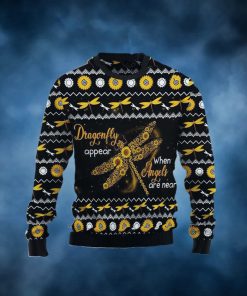 DragonfLy SunfLower All Over Print Ugly Christmas Sweater