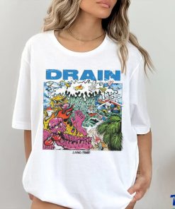 Drain Living Proof May 5 2023 Album poster shirt
