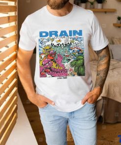 Drain Living Proof May 5 2023 Album poster shirt 2 Drain Living Proof May 5 2023 Album poster shirt