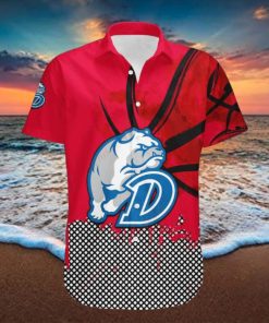 Drake Bulldogs Basketball Net Grunge Hawaiian Shirt, NCAA
