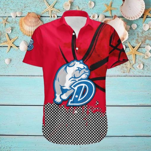 Drake Bulldogs Basketball Net Grunge Hawaiian Shirt, NCAA