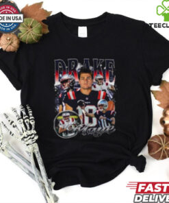 Drake Maye Bootleg Collage Crewneck shirt