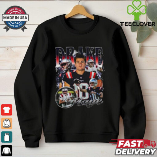 Drake Maye Bootleg Collage Crewneck shirt