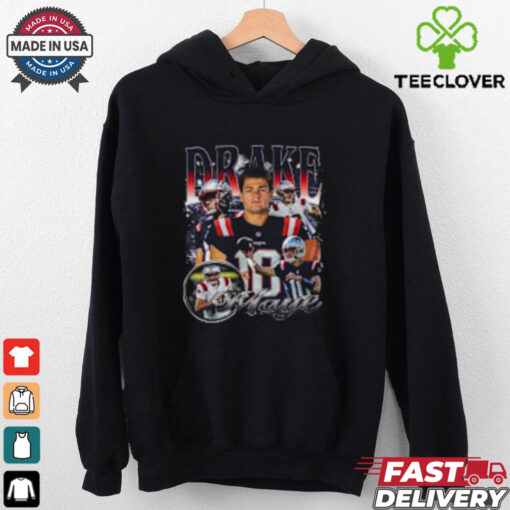 Drake Maye Bootleg Collage Crewneck shirt