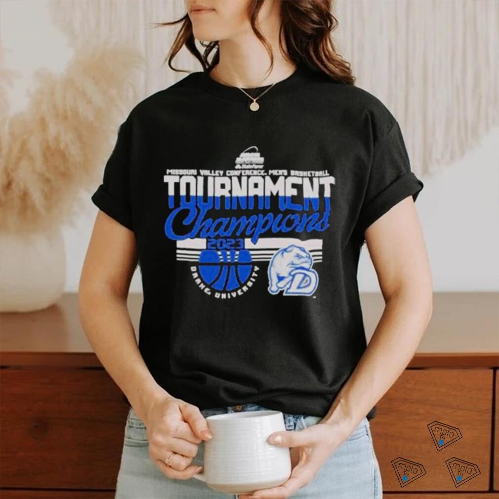 Drake University Men’s Basketball 2023 MVC Tournament Champions T Shirt Drake University Men’s Basketball 2023 MVC Tournament Champions T Shirt