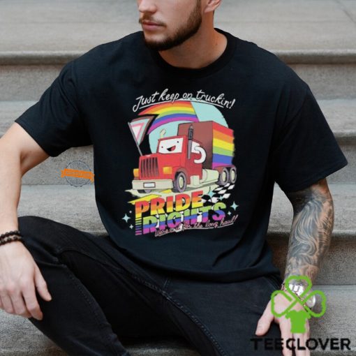 Drawfee Just Keep On Truckin’ Pride Rights Shirt