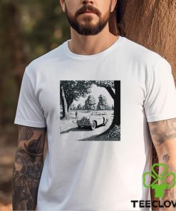 Drawing of a car in the park photo hoodie, sweater, longsleeve, shirt v-neck, t-shirt