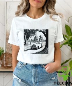 Drawing of a car in the park photo hoodie, sweater, longsleeve, shirt v-neck, t-shirt