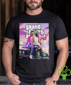 Draymond Green And Jusuf Nurkic Funny NBA But GTA VI Poster Looks Home Decor Poster T Shirt