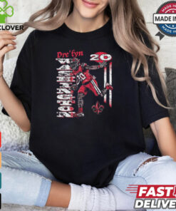 Dre’Lyn Washington #20 Louisiana Ragin’ Cajuns Vintage Graphic t shirt