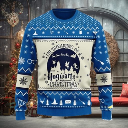Dream Of A Hogwarts Harry Potter Ugly Christmas Sweater 3D Printed Men And Women Holiday Gift