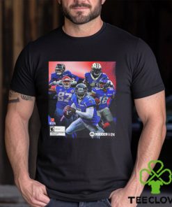 Dream Team Of Michael Vick For Alvin Kamara Justin Jefferson Drake London Travis Kelce On The NFL Madden 24 Cover Athlete Unisex T Shirt