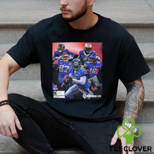 Dream Team Of Michael Vick For Alvin Kamara Justin Jefferson Drake London Travis Kelce On The NFL Madden 24 Cover Athlete Unisex T Shirt