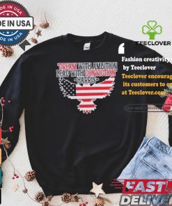 Dream With Ambition Lead With Conviction Kamala Harris America Eagle Support For Harris Walz 24 T shirt 2 Dream With Ambition Lead With Conviction Kamala Harris America Eagle Support For Harris Walz 24 T shirt