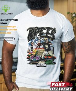Drew Brees cool football design cartoon shirt