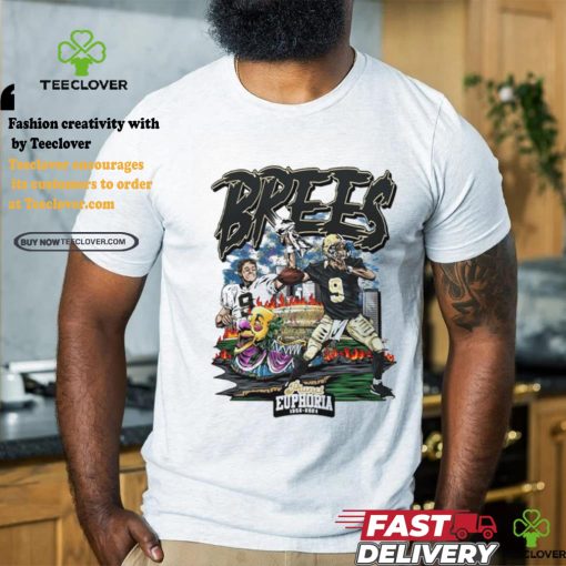 Drew Brees cool football design cartoon shirt