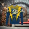 Cincinnati Reds Santa Bear White Xmas 3D Sweater Custom Number And Name