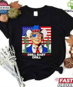 Drill Baby Drill Trump 2025 cowboy shirt