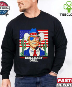 Drill Baby Drill Trump 2025 cowboy shirt