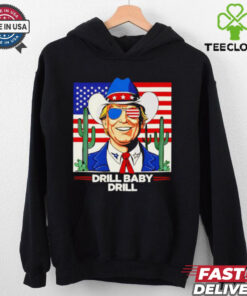 Drill Baby Drill Trump 2025 cowboy shirt