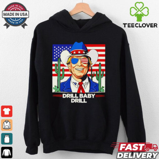 Drill Baby Drill Trump 2025 cowboy shirt