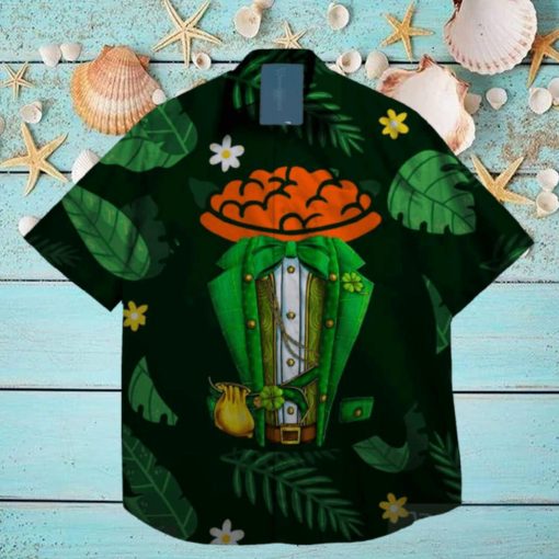 Drink Beer Lucky LePrechaun St. Patrick day Hawaiian Shirt handmade