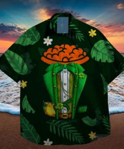 Drink Beer Lucky LePrechaun St. Patrick day Hawaiian Shirt handmade