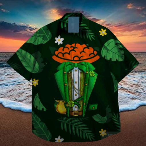 Drink Beer Lucky LePrechaun St. Patrick day Hawaiian Shirt handmade