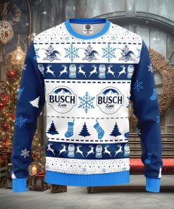 Drink Busch Latte Beer Ugly Christmas Sweater Xmas 3D Printed Christmas Sweater Gift