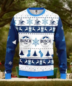 Drink Busch Latte Beer Ugly Christmas Sweater Xmas 3D Printed Christmas Sweater Gift