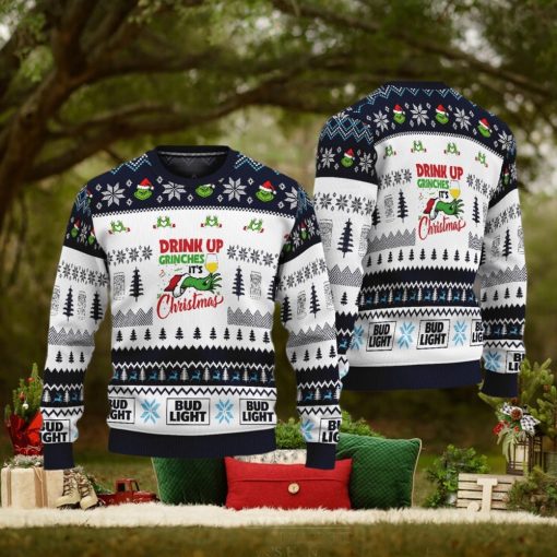 Drink Up Grinches It’s Christmas Ugly Christmas Sweater Funny Christmas Gift