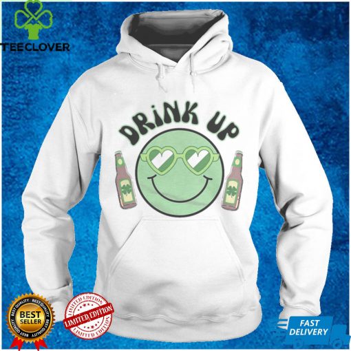 Drink Up Smiley St. Patricks Tee Shirt