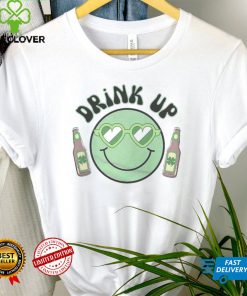 Drink Up Smiley St. Patricks Tee Shirt