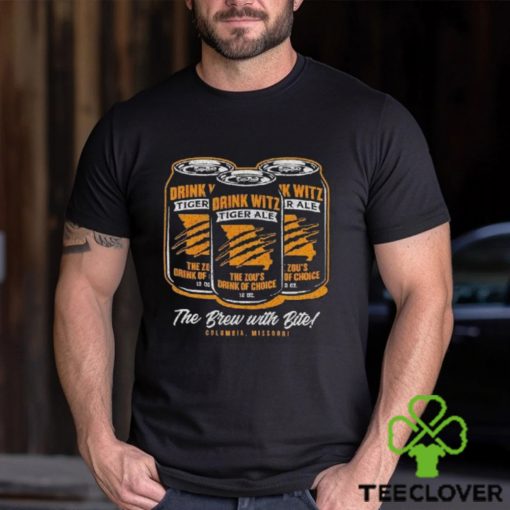 Drink Witz Tiger Ale The Zou’s Drink Of Choice The Brew With Bite Shirt